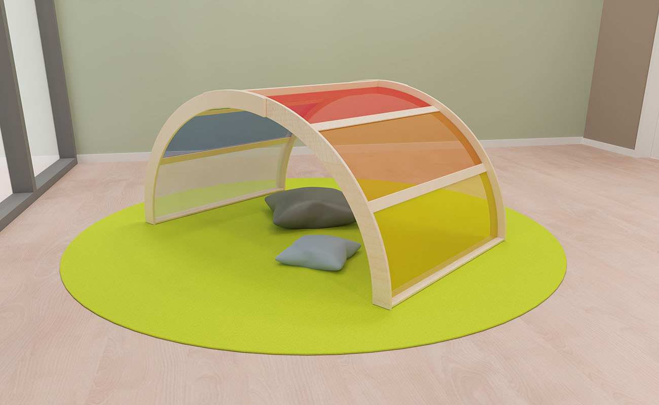 EduCasa Regenbogen mit Acrylglas EduCasa Regenbogen mit Acrylglas und tollem Lichtspiel und Bodenmatte