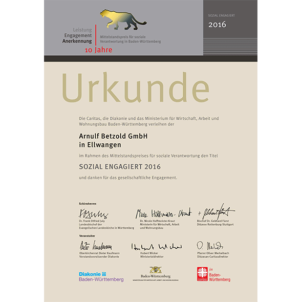 Soziales Engagiert 2016
