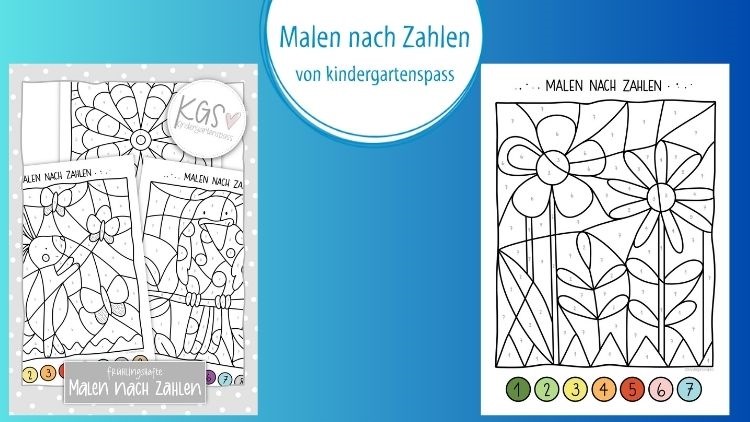 Vorlage: Malen nach Zahlen