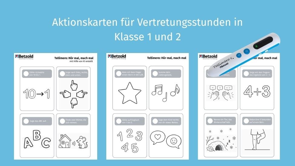 Aktionskarten für den Tellimero