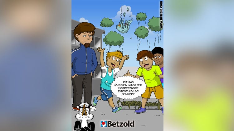 Comic: Lehrer klagt über miefende Schüler