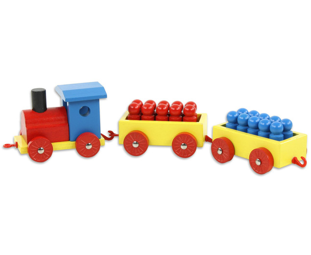 Rechenzug rot blau