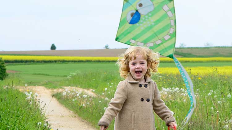 Herbstliche Drachen sind ein tolles Bastelprojekt in Kindergarten und Kita, bei dem Basteldrachen aus dem Betzold Online-Shop bunt bemalt werden können.