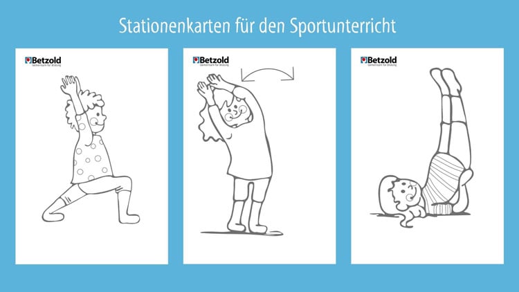 Stationenkarten für die Sportunterricht