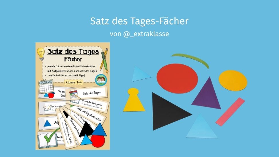 SAtz des Tages-Fächer