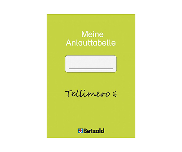 Anlauttabelle, Schüler-Heft