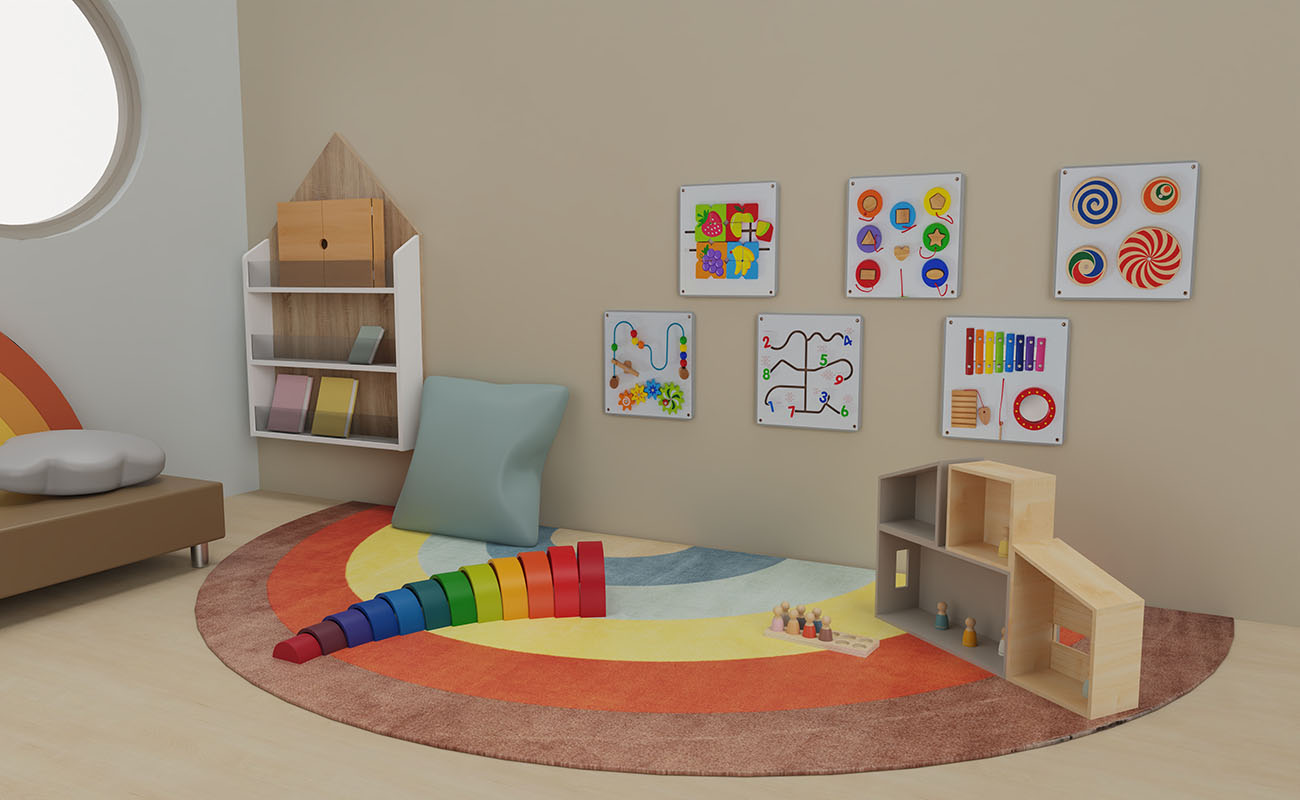Spielecke Farbenzauber – Flexible Spielecke für Kinder | BETZOLD