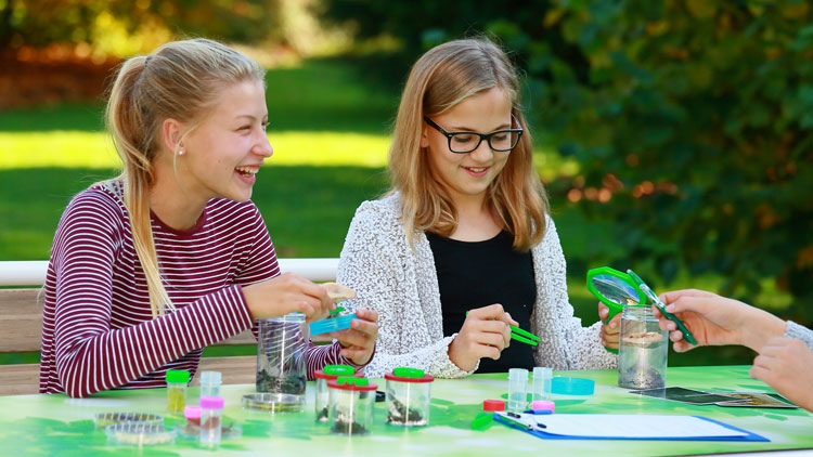 Unterricht im Grünen Klassenzimmer