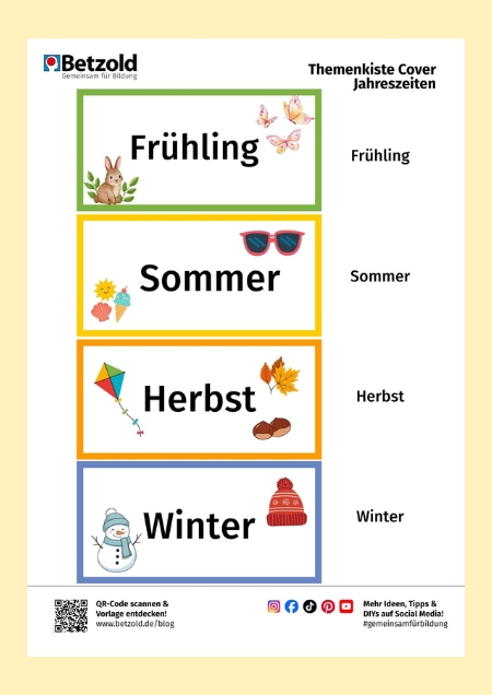 Beschilderung Themenkisten