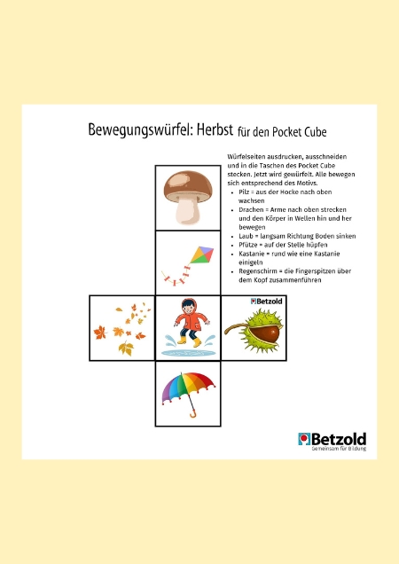 Bewegungswürfel: Herbst
