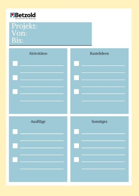 Vorlage: Projektstatus