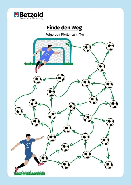 Arbeitsblatt: Der Ball und das Tor