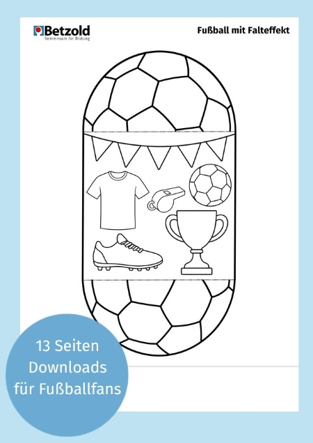 Faltfußball: Vorlage