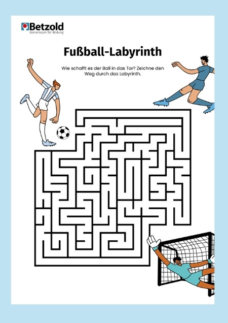 Fußball-Labyrinth