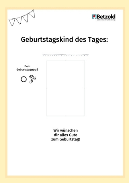 Geburtstagskind des Tages