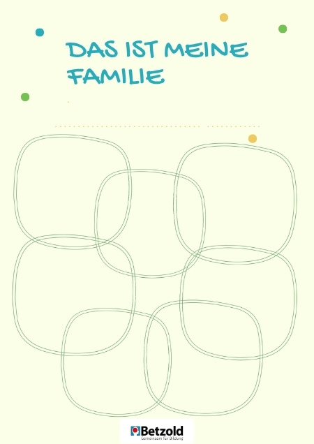 Portfolio-Vorlage: Meine Familie