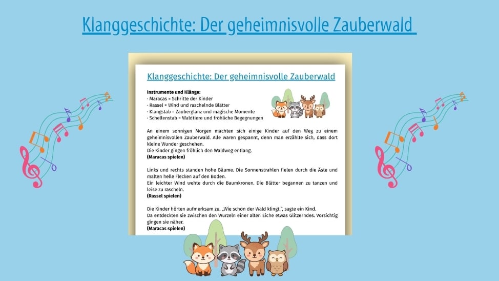 Download zur Klangeschichte Zauberwald