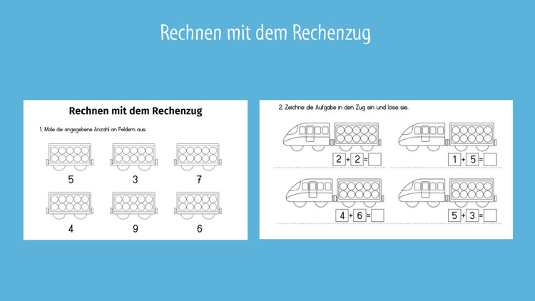 Rechnen mit dem Rechenzug