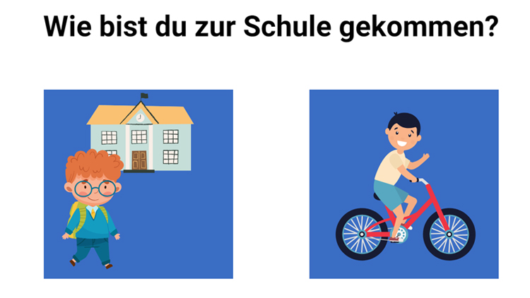 Ausschneidevorlagen für Schulweg