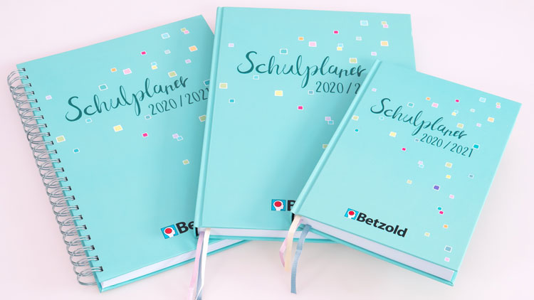 Betzold Design-Schulplaner in drei Varianten