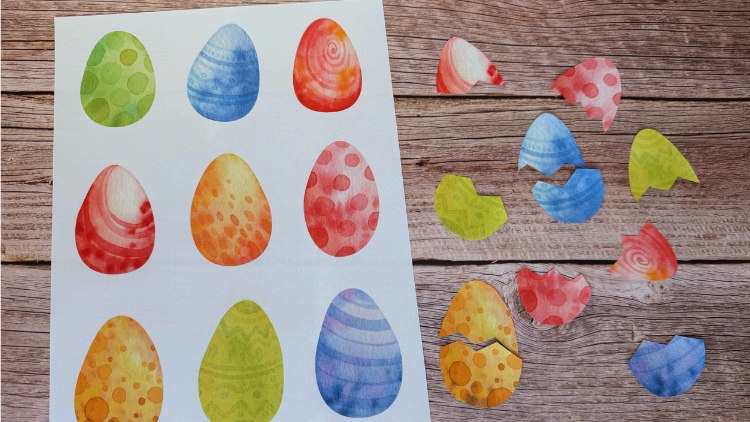 Vorlage: Eierpuzzle