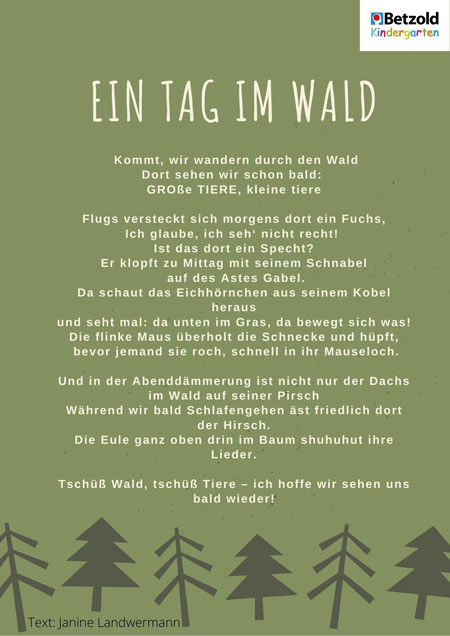Reim: Ein Tag im Wald