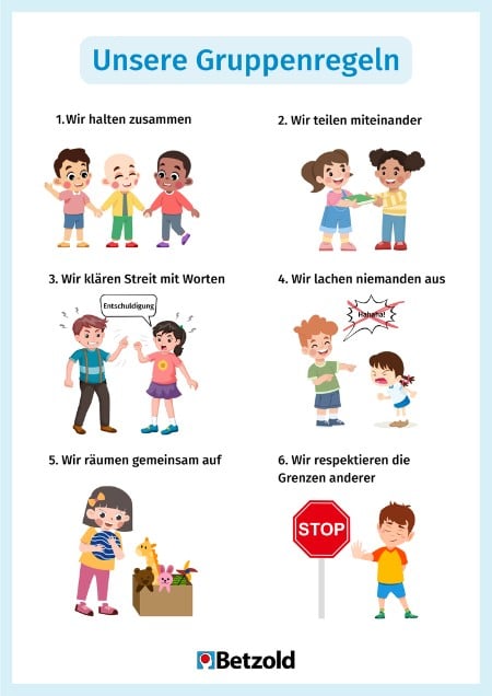 Kopiervorlage: Gruppenregeln