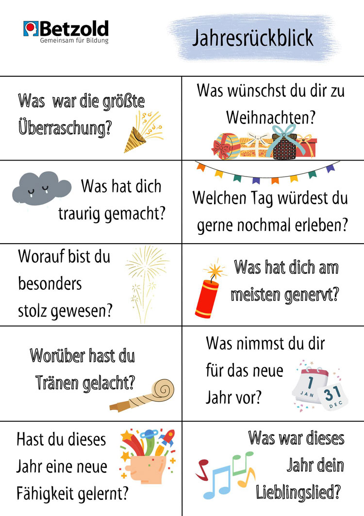 Jahresrückblick-Spiel