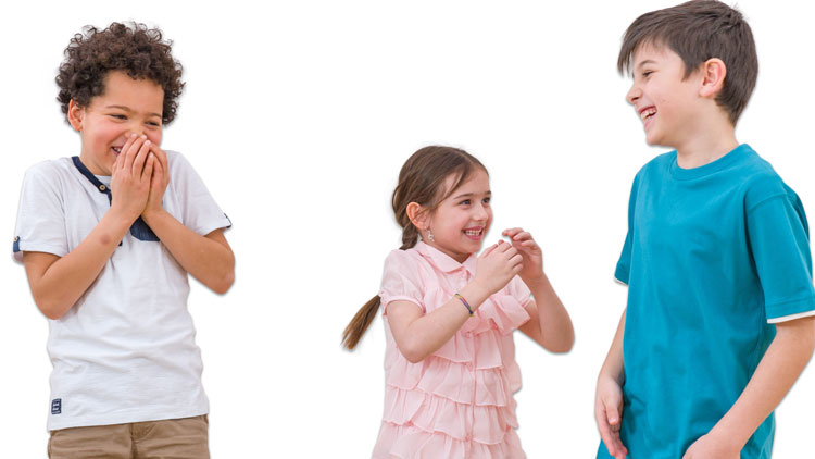 Kinder haben Spaß