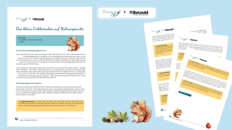 Bewegungsgeschichte: Eichhörnchen