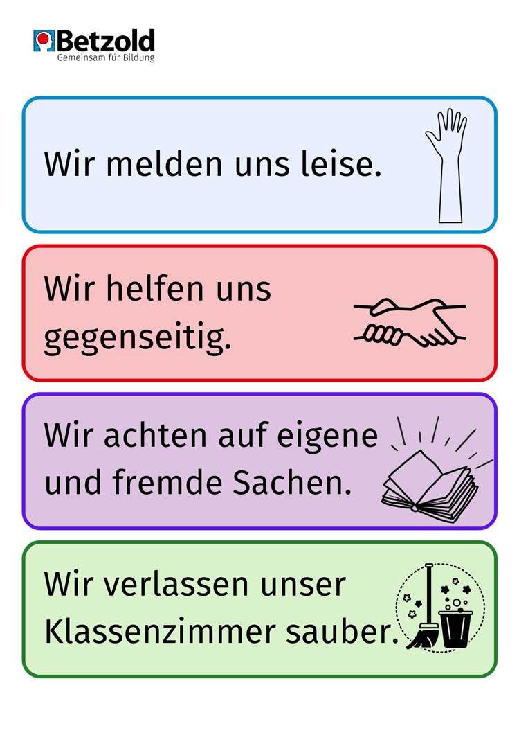 Klassenregeln Volksschule