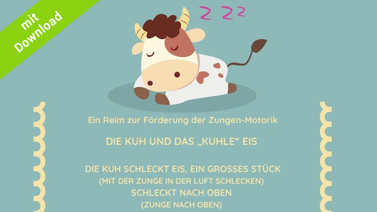 Kuh-Reim als Gratis Download aus dem Betzold Kindergarten Blog
