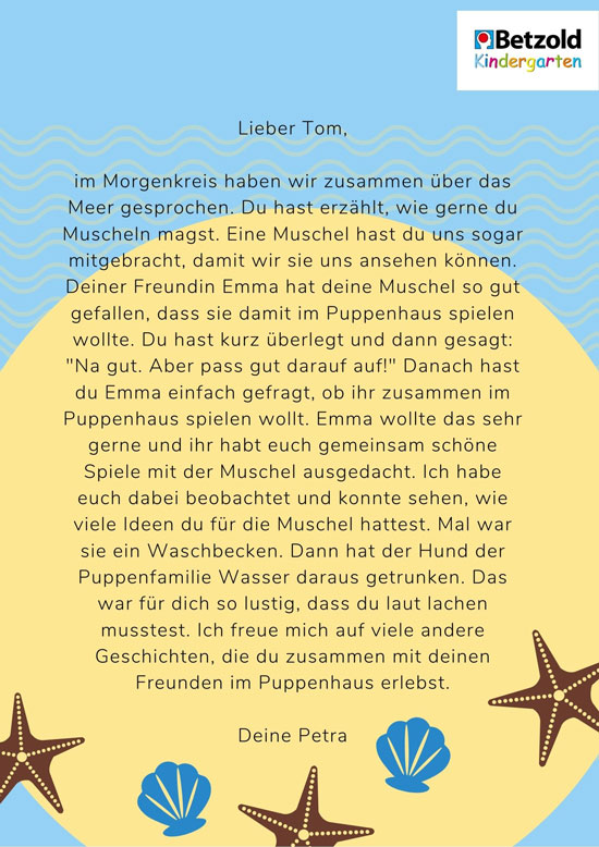 Beispieltext: soziales Lernen