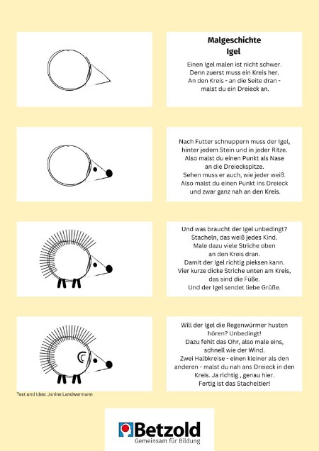 Malgeschichte: Igel