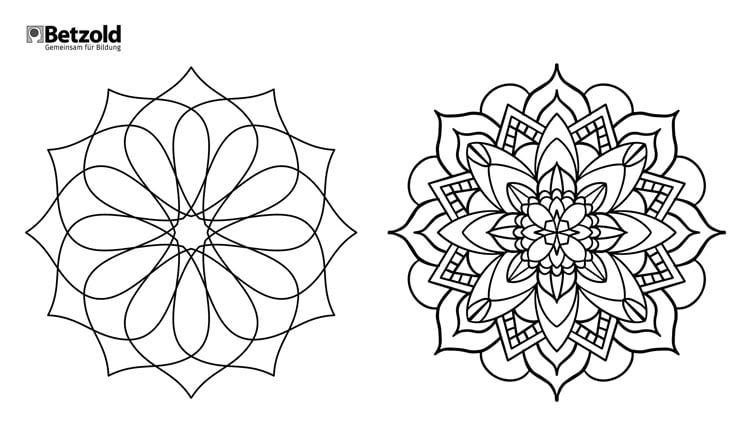 Mandalas zum Ausmalen