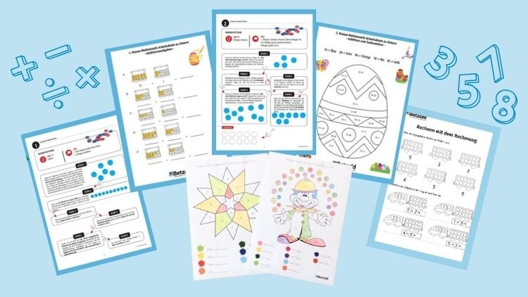 ARbeitsblätter für Mathe in der Grundschule