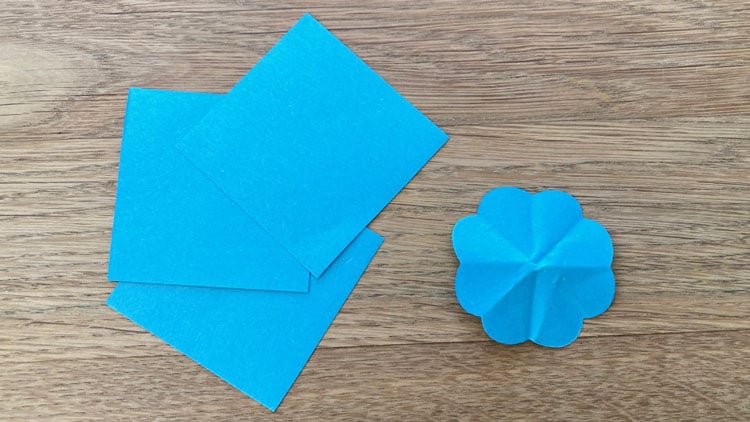 Bastelanleitung für Blumenstrauß aus Papier