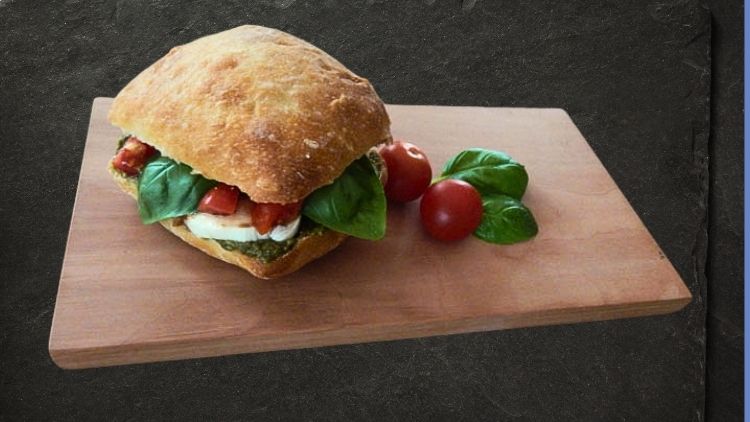 Ciabatta mit Mozzarella