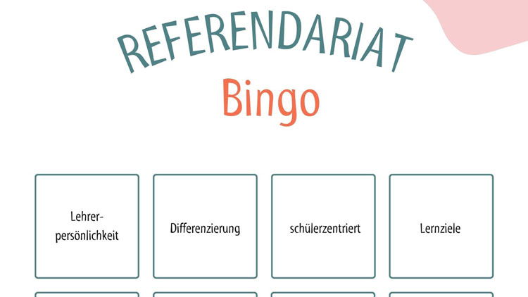 Bingo fürs Referendariat