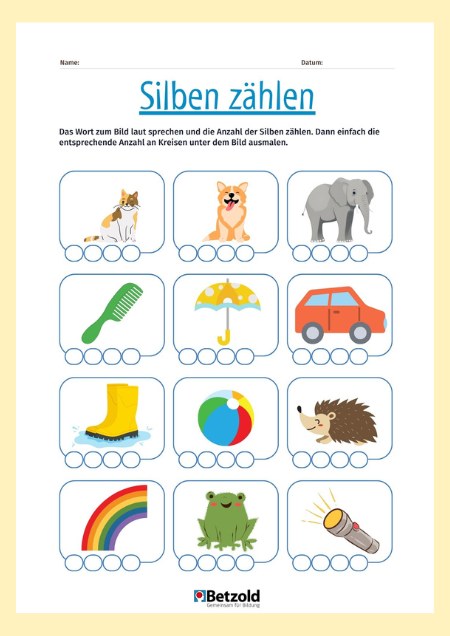 Silben zählen