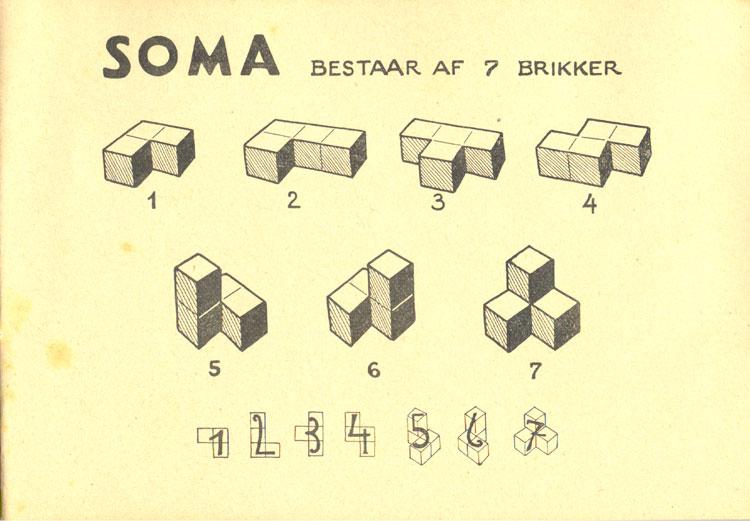 Soma-Würfel Anleitung 1934