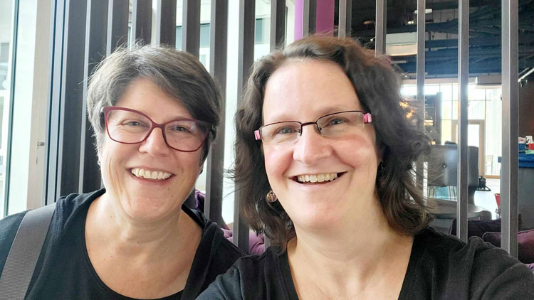 Susanne Seyfried und Sabine Landua
