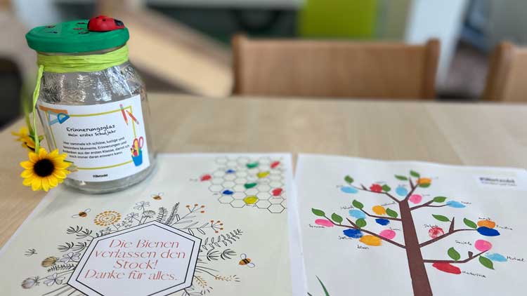 Abschiedsgeschenke und Ideen für den Abschied der Schulkinder aus dem Kindergarten.