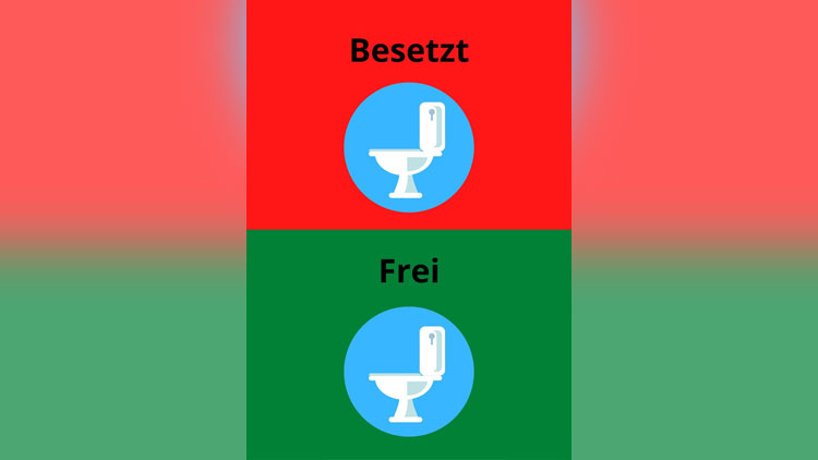 Toilettenampel
