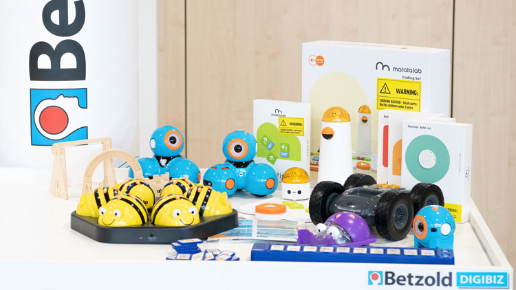 Lernroboter im Betzold DIGIBIZ