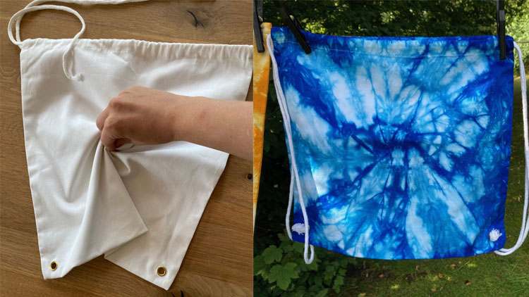Batik Schneckenmuster