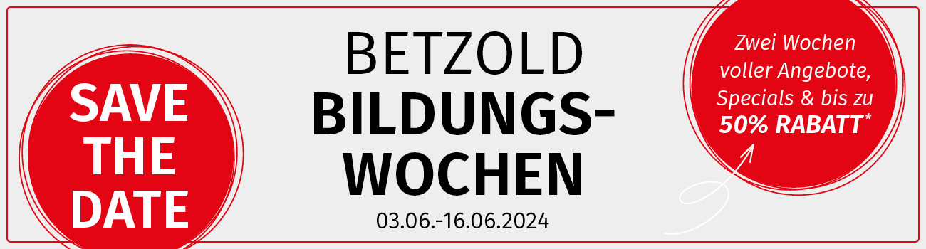 Betzld Bildungswochen - Save the Date