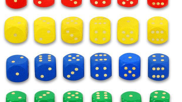 Bunte Spielwürfel