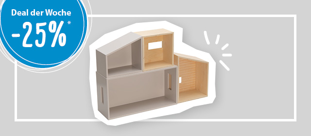 Betzold Modulares Puppenhaus, 4-tlg.