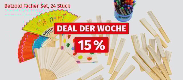 Betzold Fächer-Set, 24 Stück